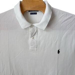 Polo Ralph Lauren Shirt Men's Size 3XLT White Short Sleeve Cotton Stretch Pony